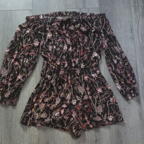 Free People Pants - Floral Romper